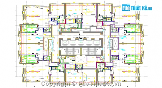 khách sạn,bản vẽ khách sạn,Bản vẽ autocad